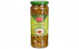 Del Monte Sliced Green Olives  Glass Jar  450 grams